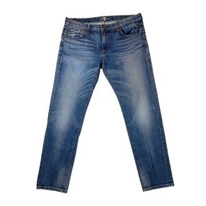 7 For All Mankind The Relaxed Skinny Jeans Blue Wash Women's Size 31